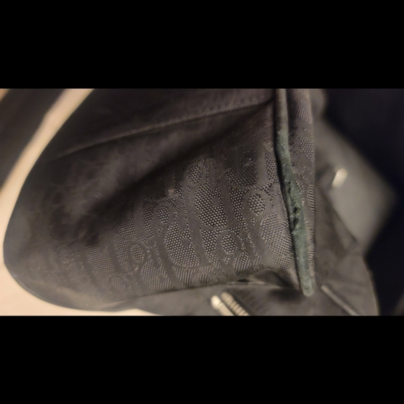 DIOR CHRISTIAN DIOR TROTTER SATCHEL HANDBAG PURSE SHOULDER BAG - Picture 10 of 13